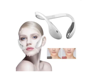 V-shaped facial lifting massage device